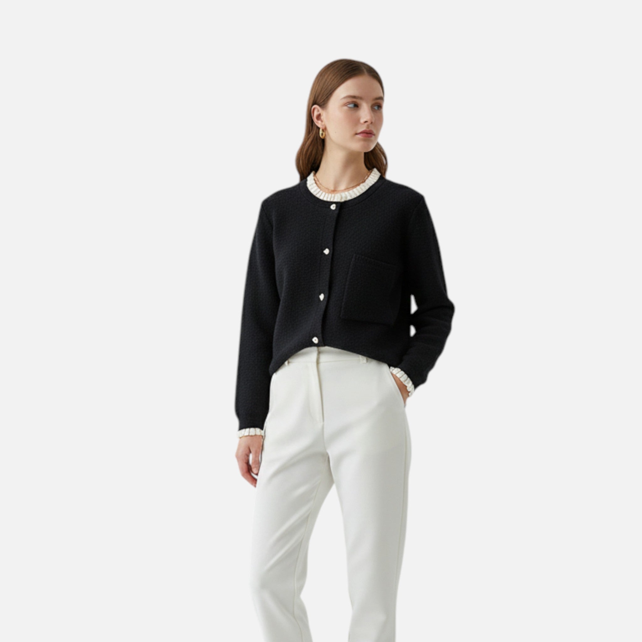 CIVI | Women’s Button Cardigan – Heritage Knit Ease