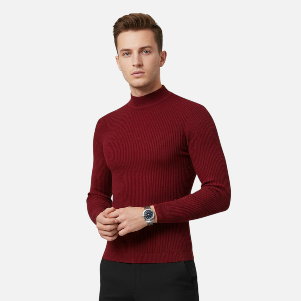 CIVI | Men’s Mock Turtleneck Sweater – Heritage Warmth