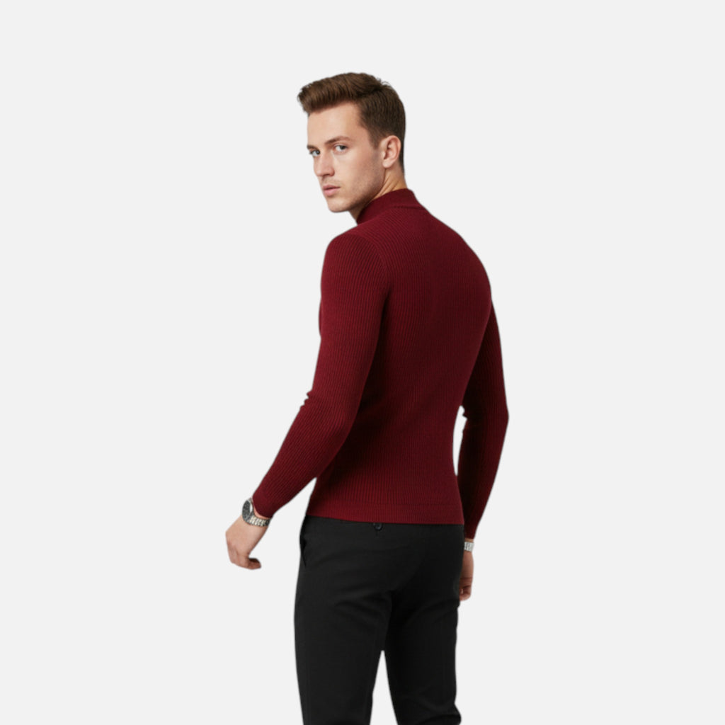 CIVI | Men’s Mock Turtleneck Sweater – Heritage Warmth