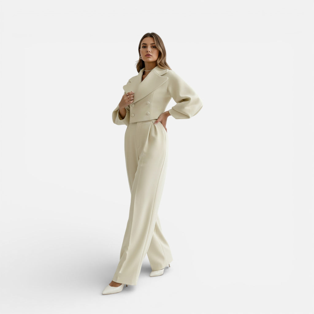 CIVI | Women’s Turn-Collar Set – Refined Winter Style