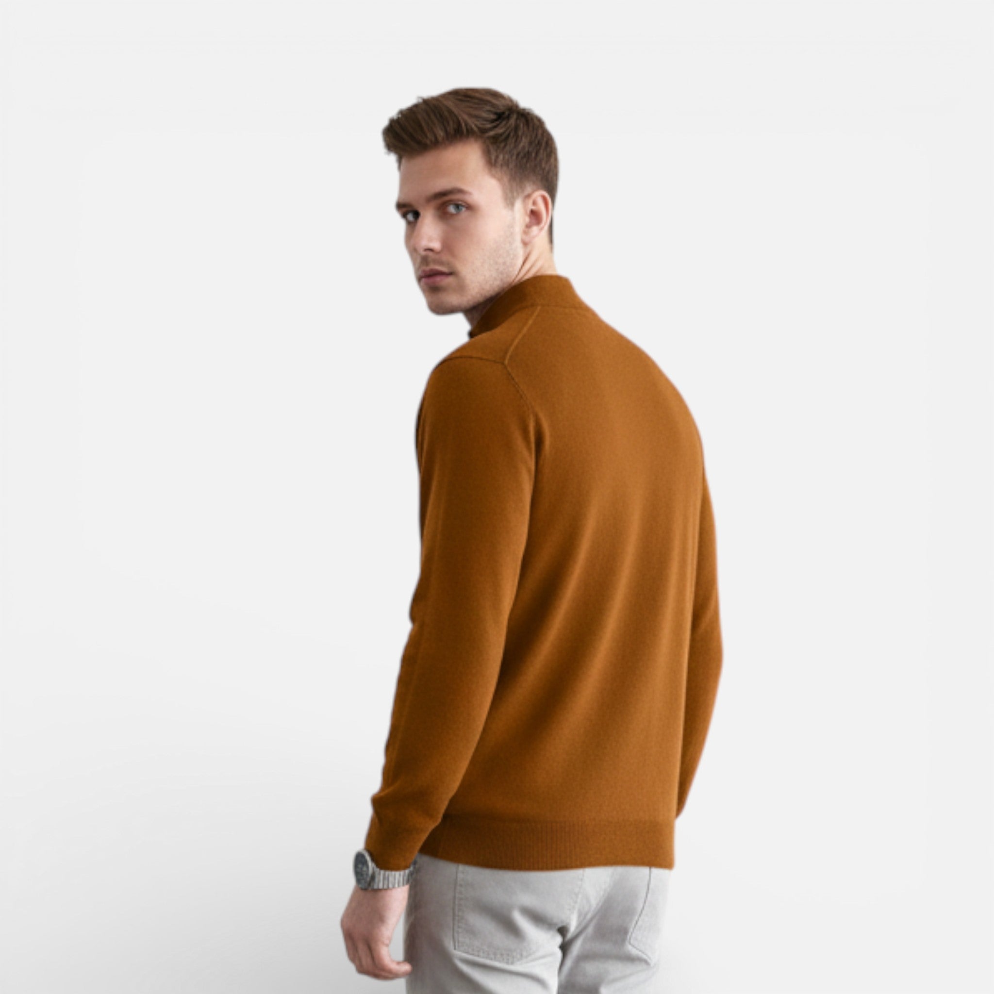 CIVI | Men’s Turtle Neck Sweater – Heritage Knitwear