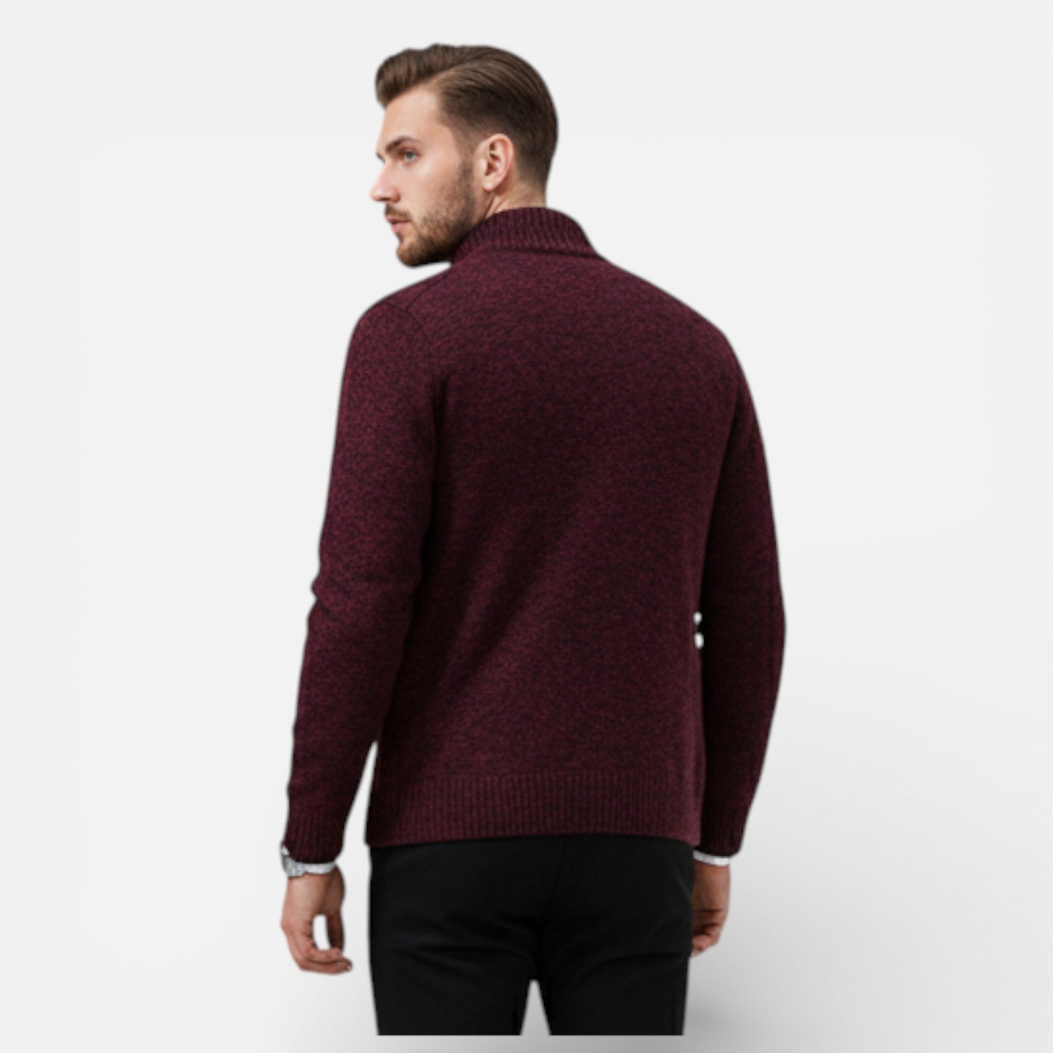 CIVI | Men’s Zipper Cardigan – Heritage Autumn Warmth