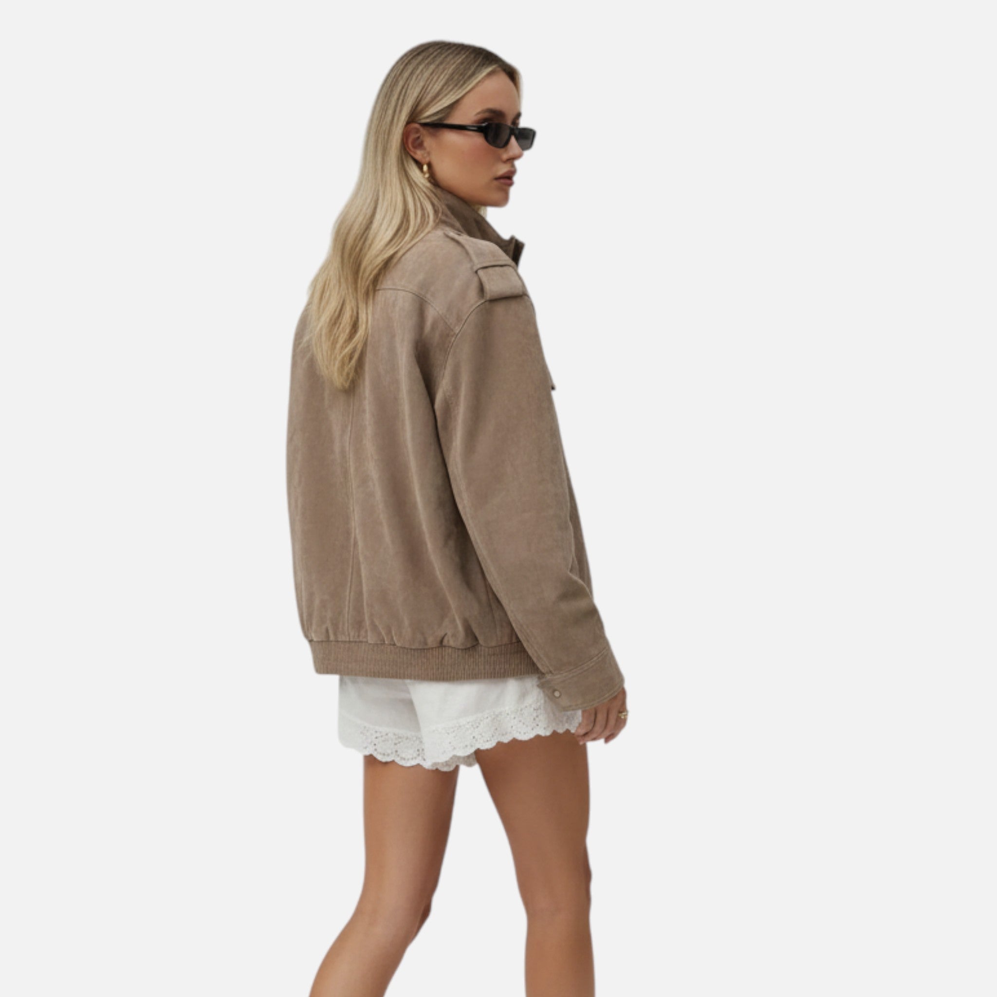 CIVI | Women’s Loose Suede Jacket – Refined Daily Style