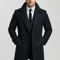 CIVI | Double-Breasted Wool-Blend Coat**