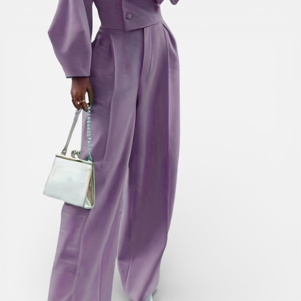 CIVI | Women’s Turn-Collar Set – Refined Winter Style