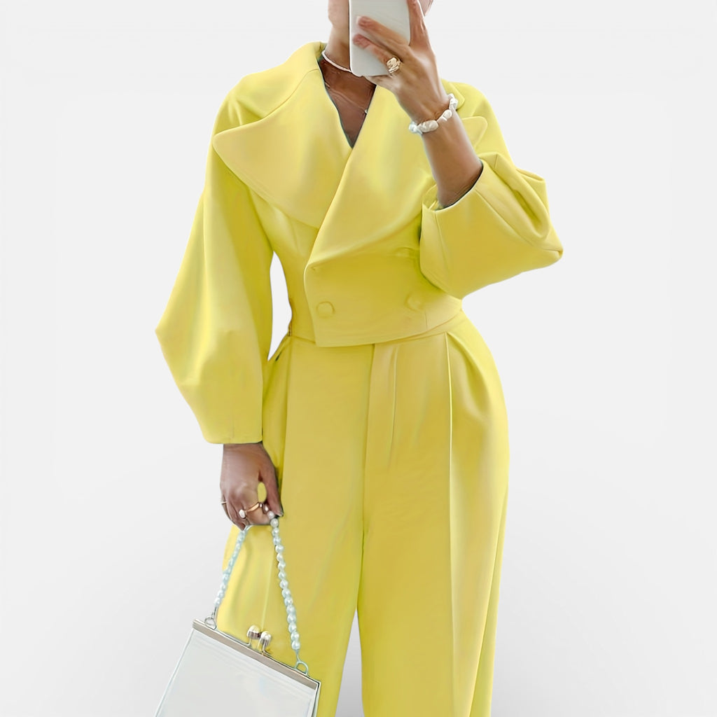 CIVI | Women’s Turn-Collar Set – Refined Winter Style