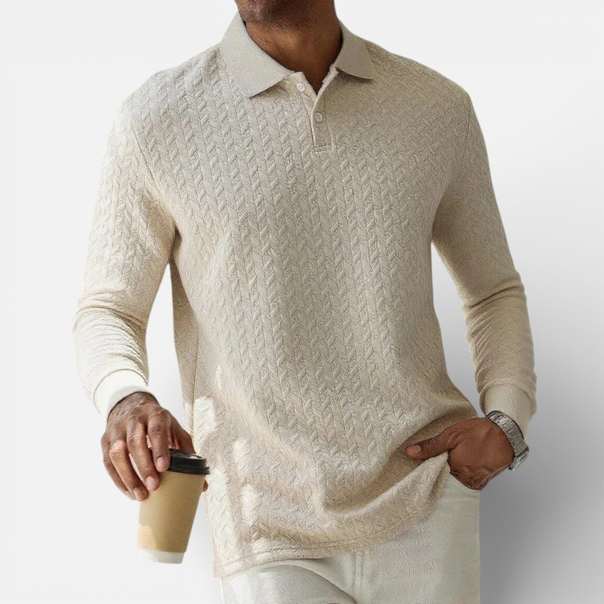 CIVI | Men’s Long Sleeve Polo – Refined Everyday Wear