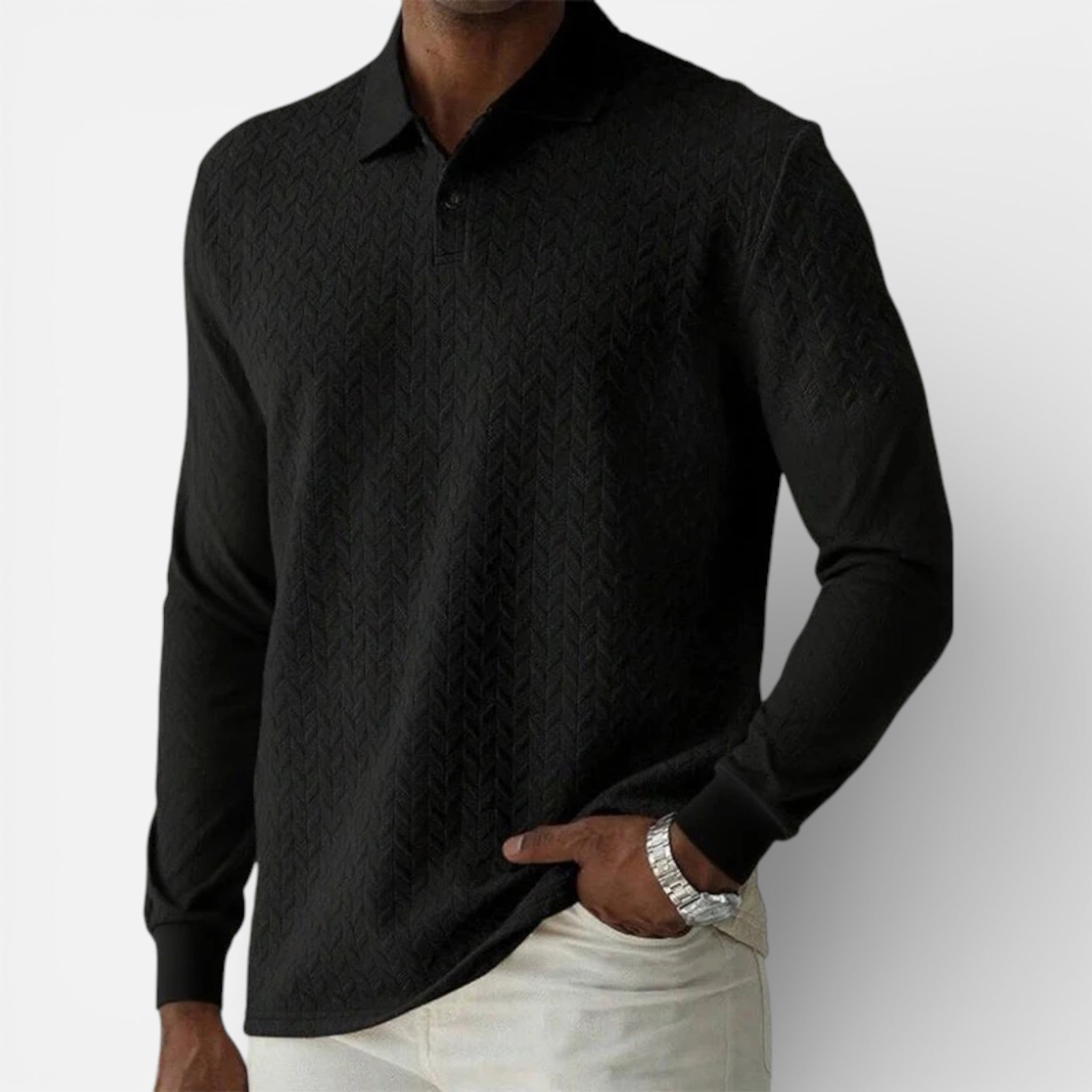 CIVI | Men’s Long Sleeve Polo – Refined Everyday Wear