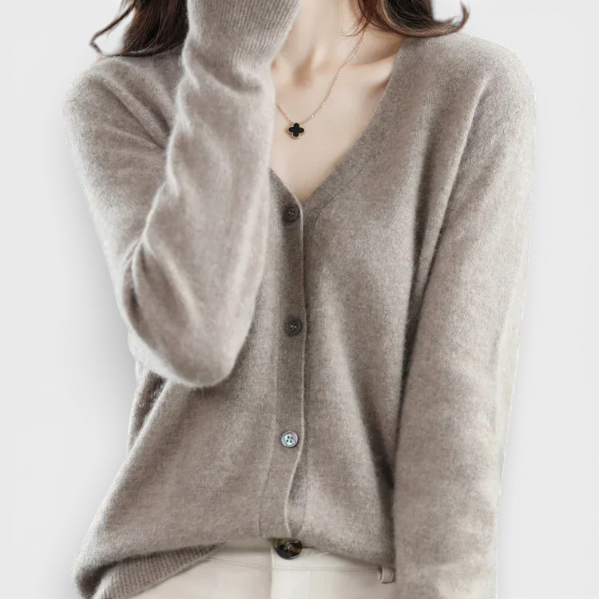 CIVI | Women’s Short Cardigan – Refined Classic Knitwear