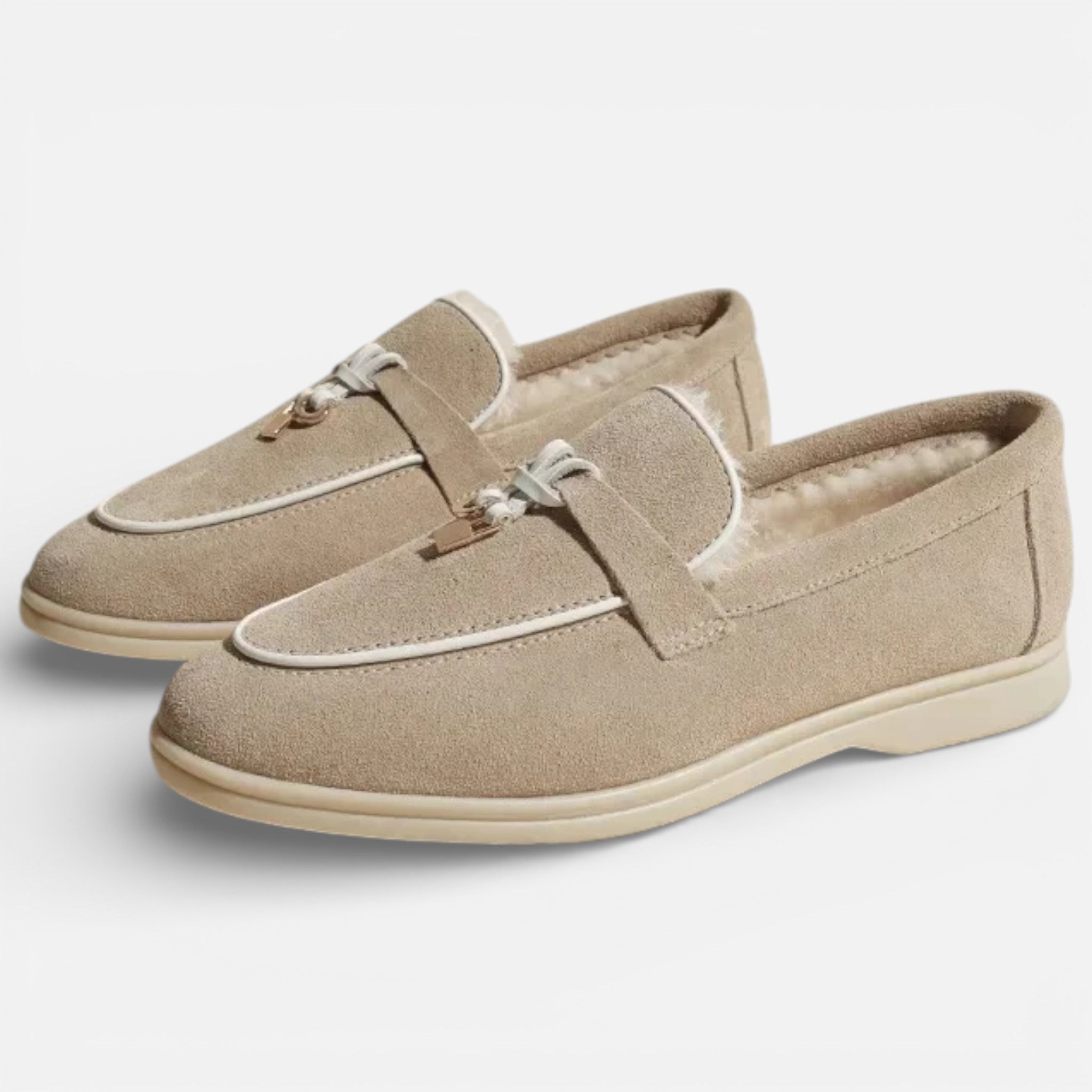 CIVI | Men’s Leather Loafers – Heritage Fleece Comfort