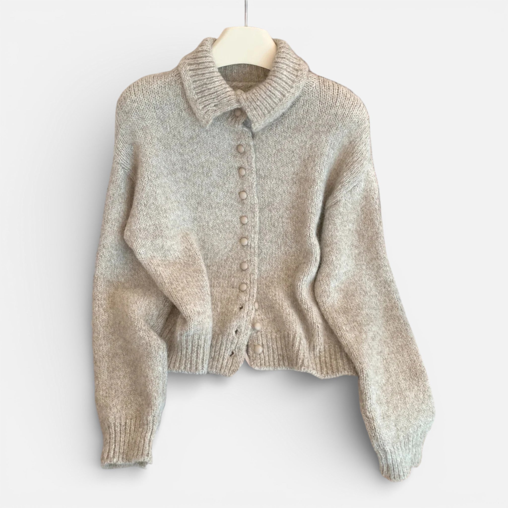 CIVI | Women’s Turtleneck Cardigan – Heritage Knit Elegance
