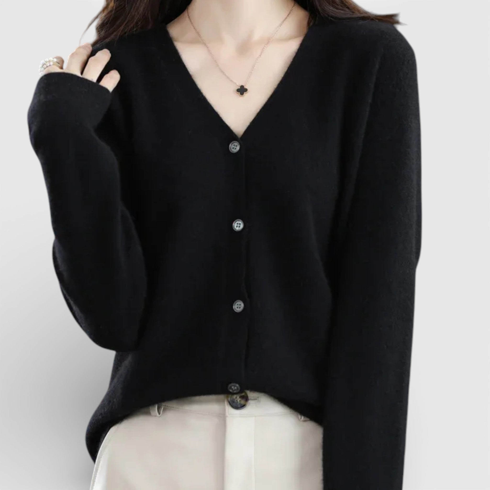CIVI | Women’s Short Cardigan – Refined Classic Knitwear