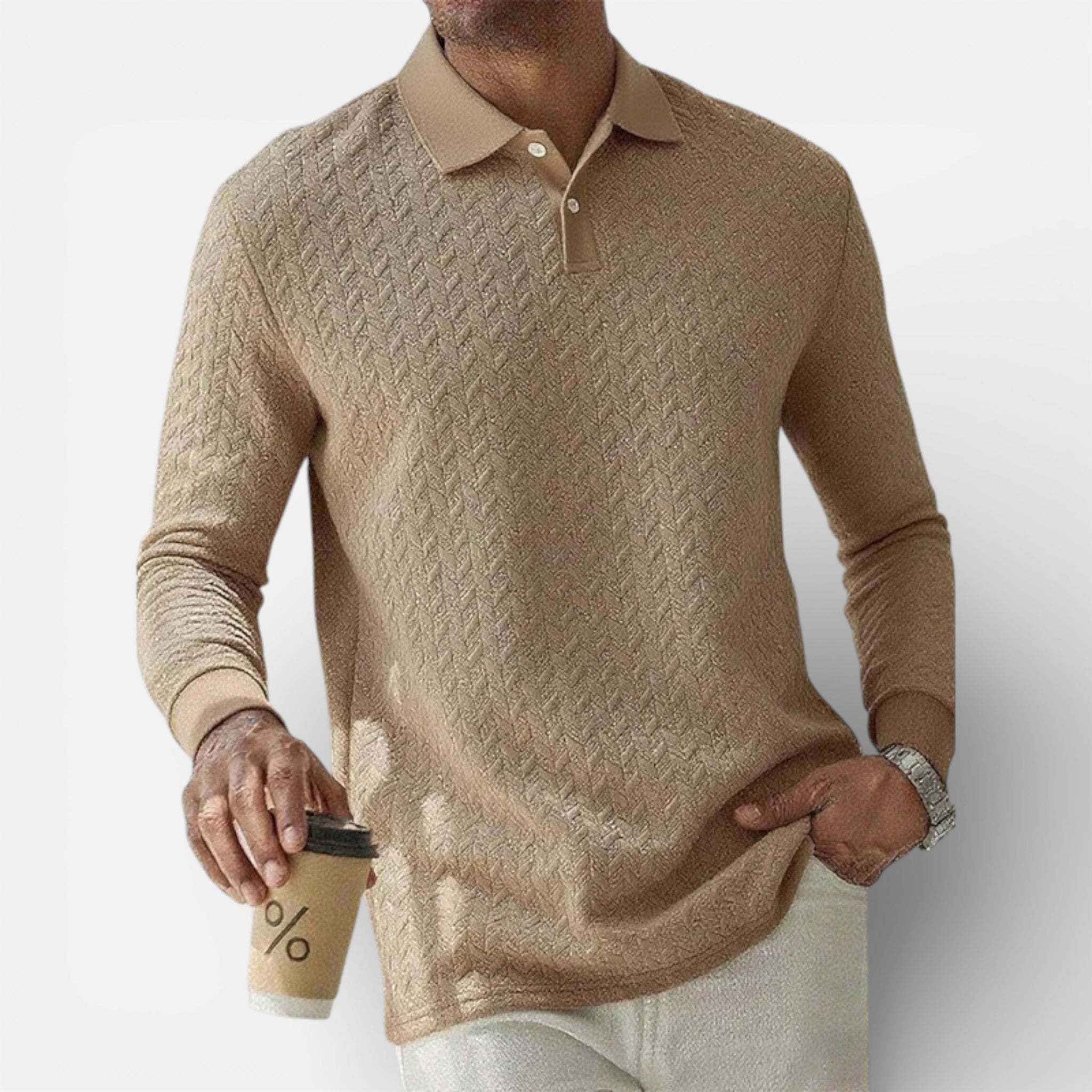 CIVI | Men’s Long Sleeve Polo – Refined Everyday Wear