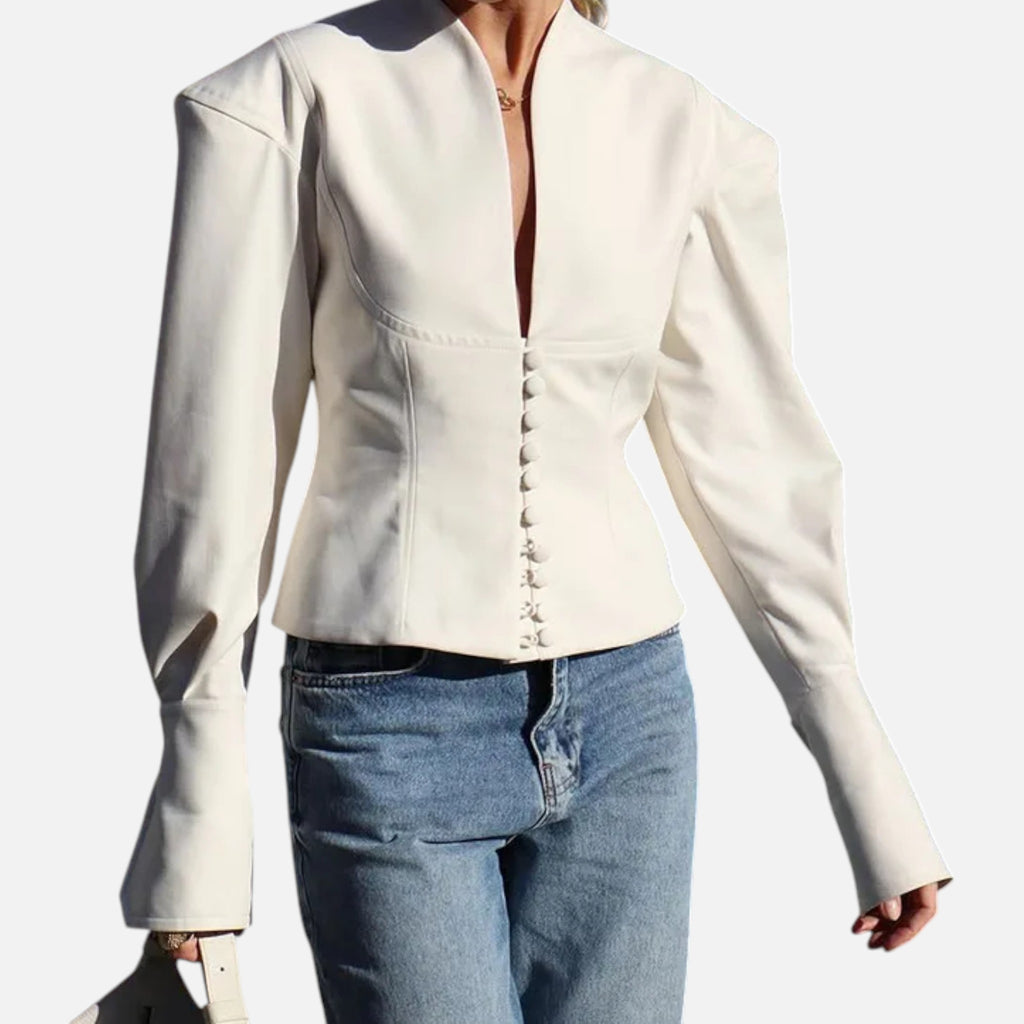 CIVI | Women’s V-Neck Blazer – Refined Everyday Outerwear
