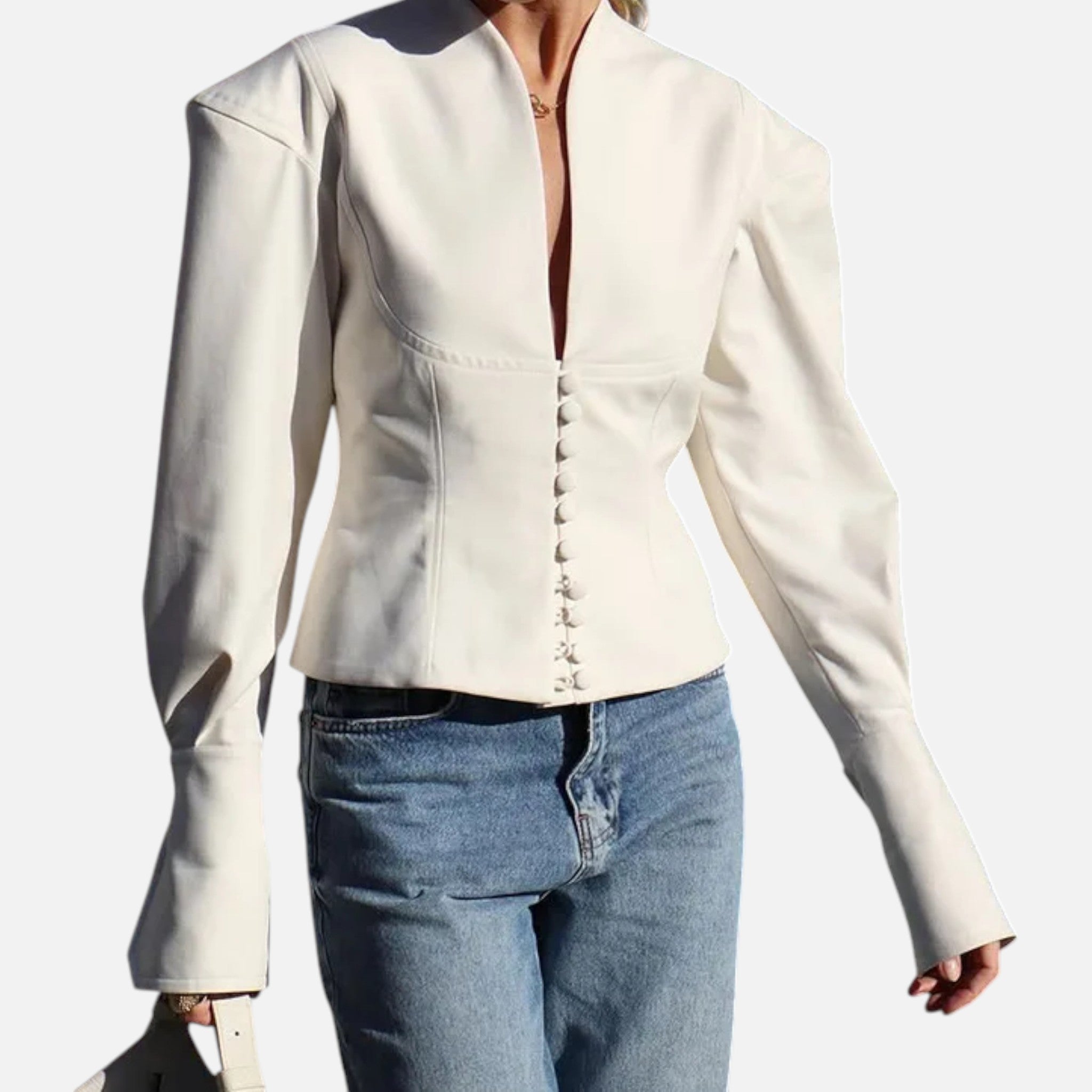 CIVI | Women’s V-Neck Blazer – Refined Everyday Outerwear