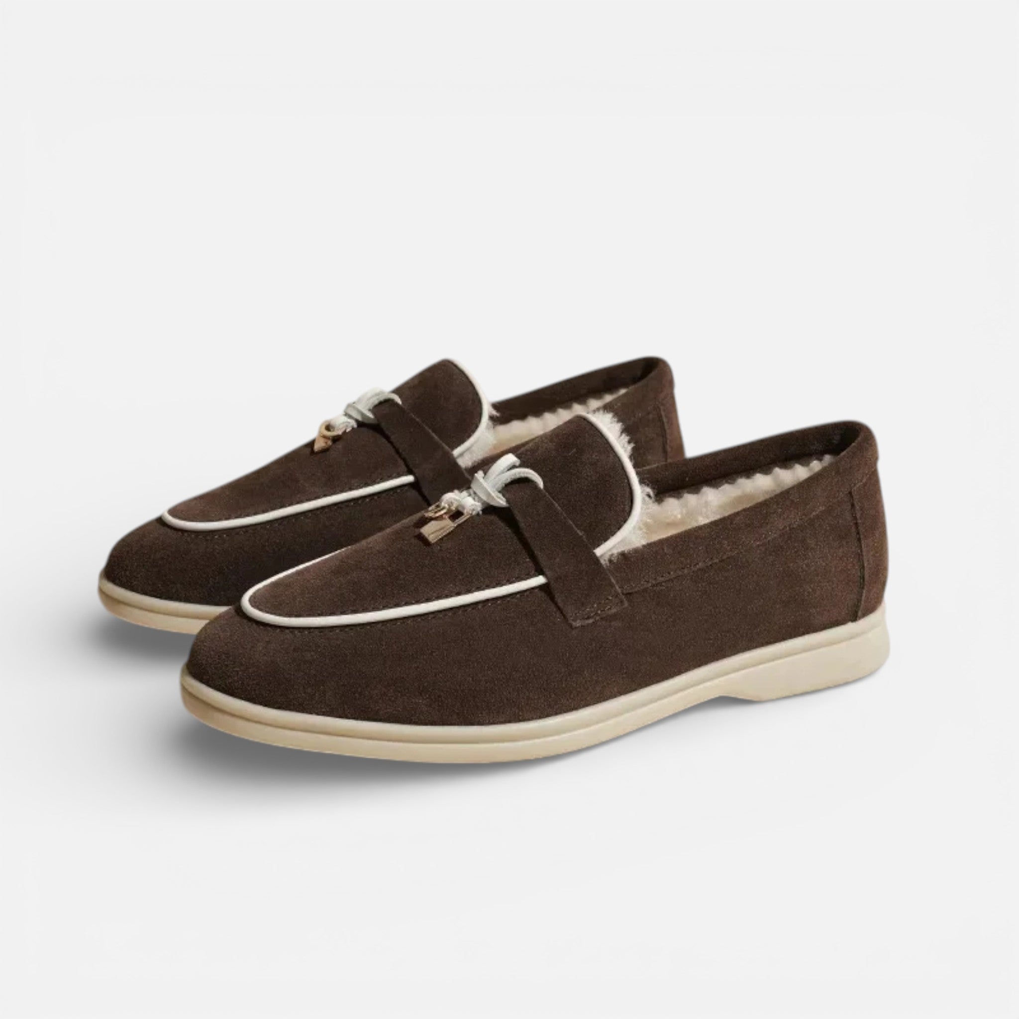 CIVI | Men’s Leather Loafers – Heritage Fleece Comfort