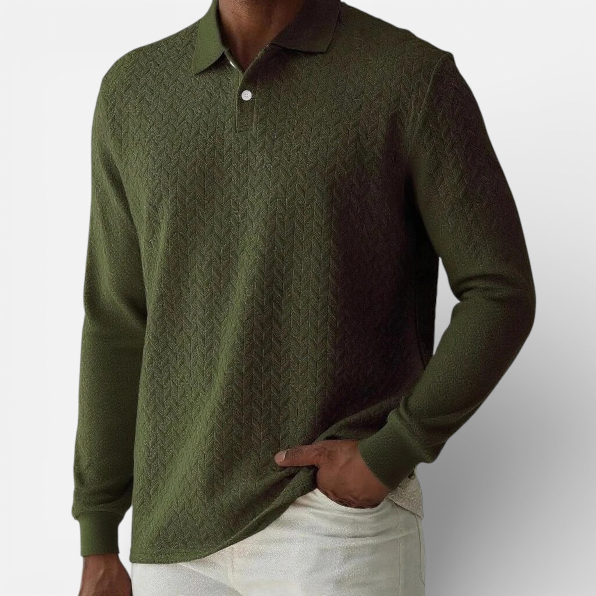 CIVI | Men’s Long Sleeve Polo – Refined Everyday Wear