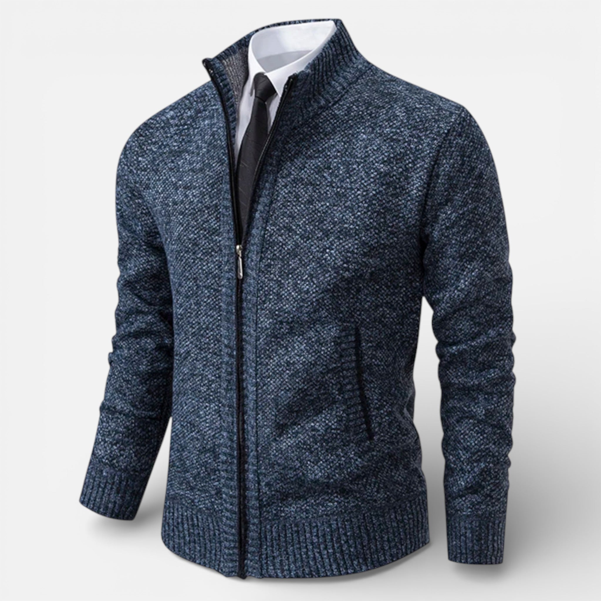 CIVI | Men’s Zipper Cardigan – Heritage Autumn Warmth