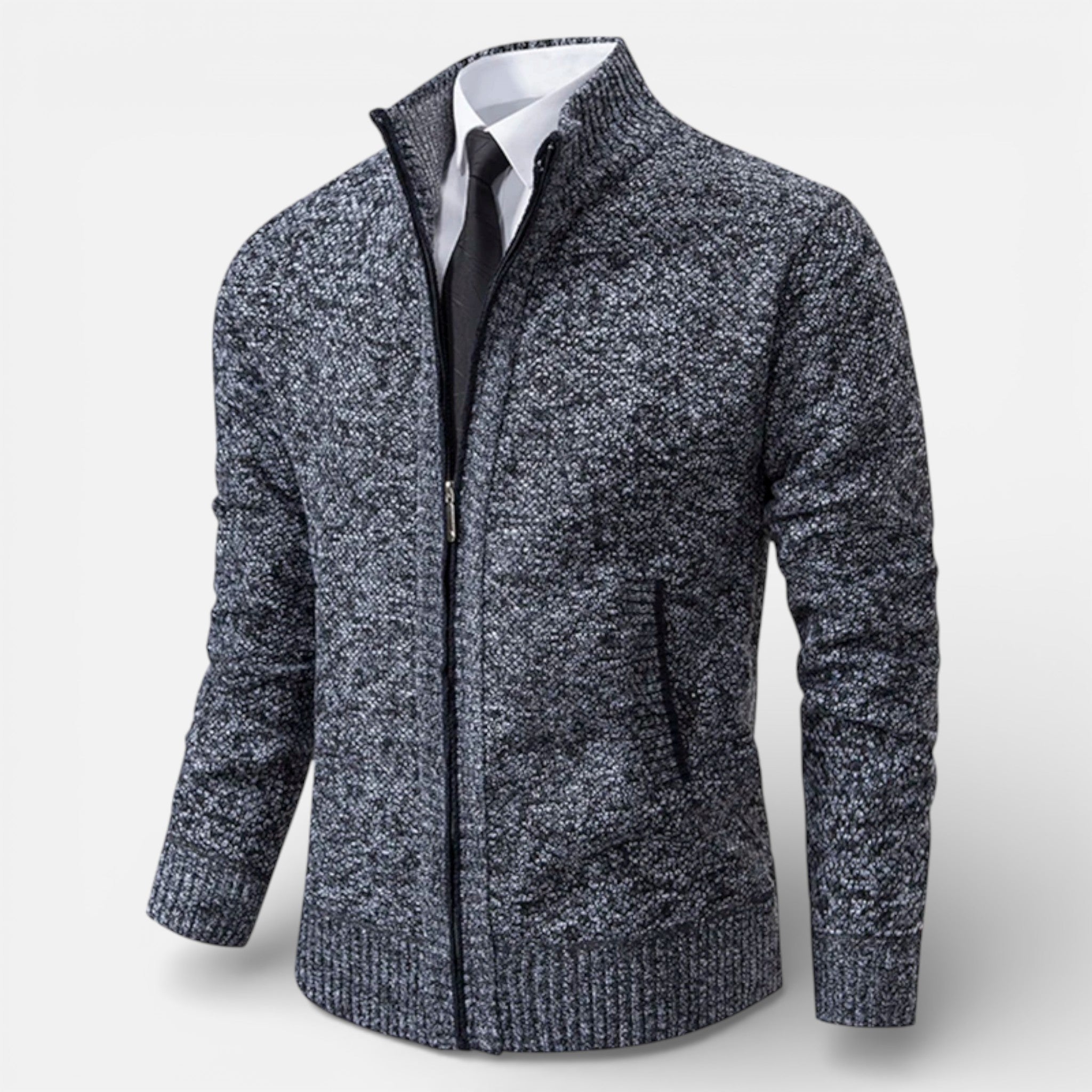 CIVI | Men’s Zipper Cardigan – Heritage Autumn Warmth