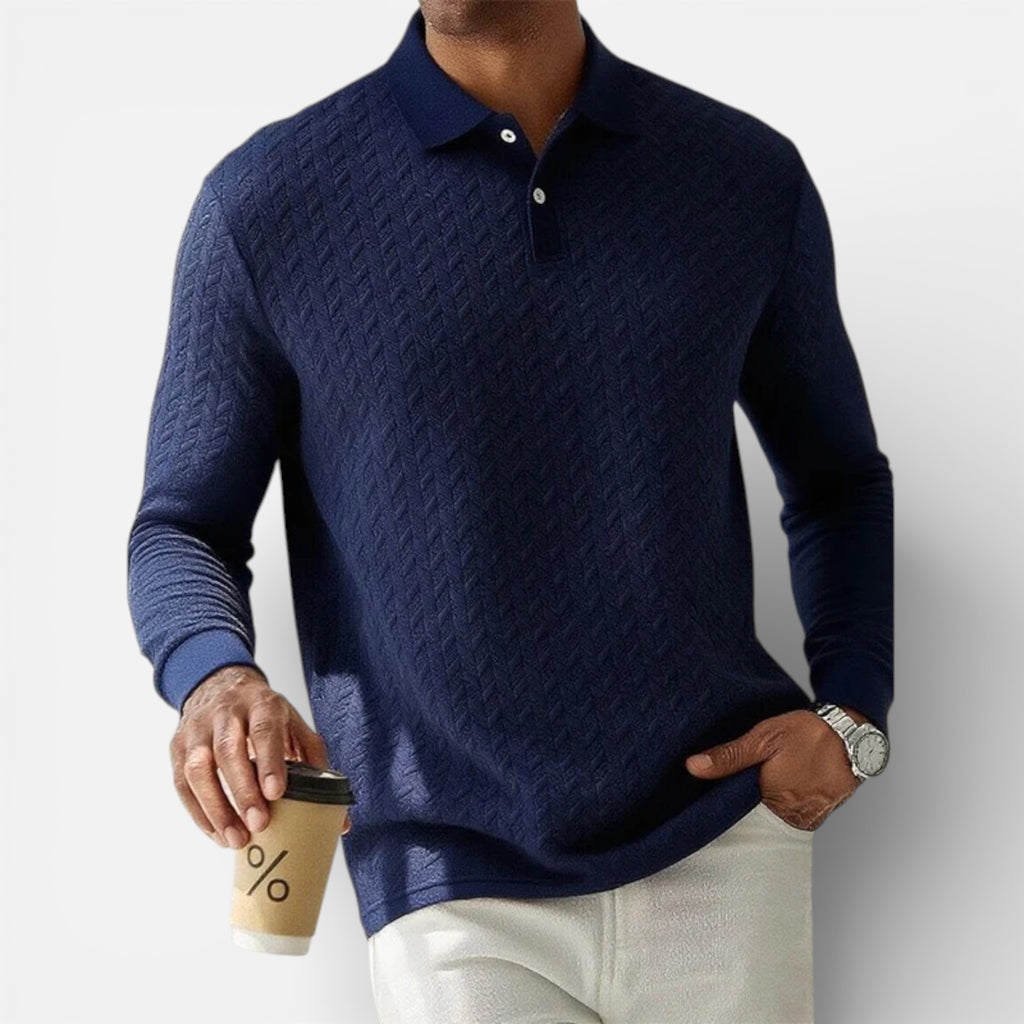 CIVI | Men’s Long Sleeve Polo – Refined Everyday Wear