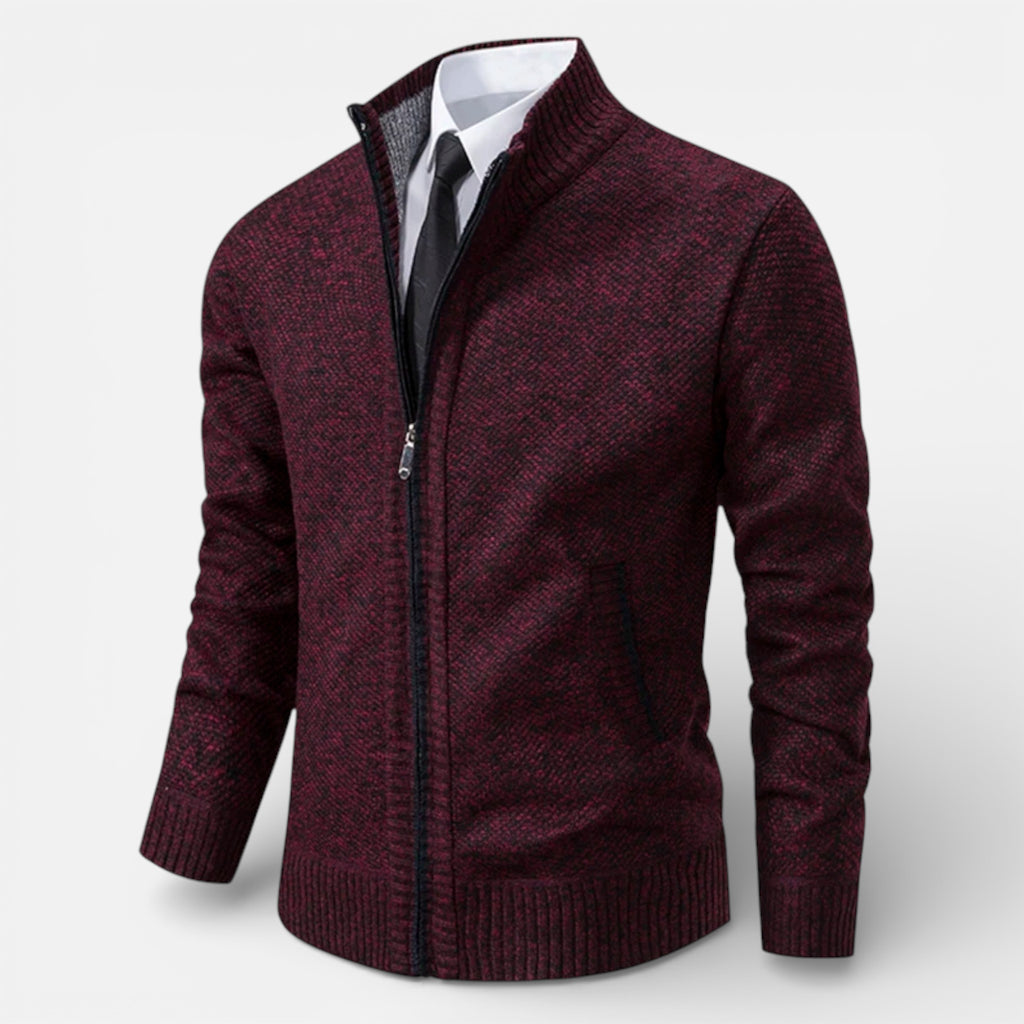 CIVI | Men’s Zipper Cardigan – Heritage Autumn Warmth