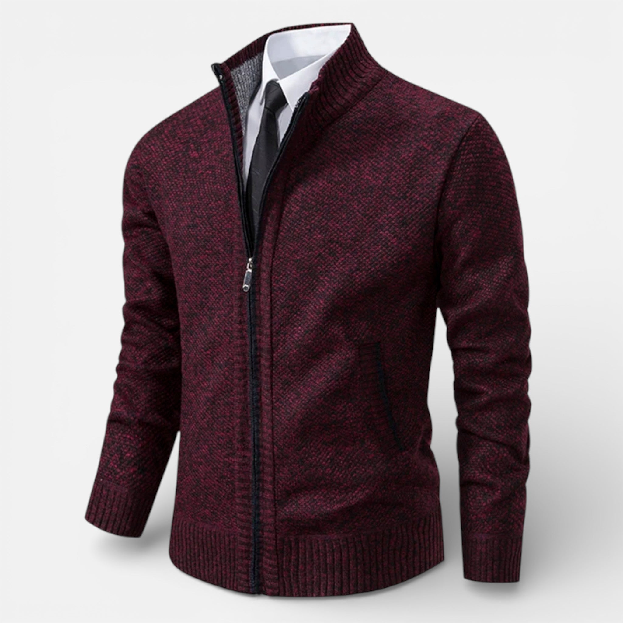 CIVI | Men’s Zipper Cardigan – Heritage Autumn Warmth