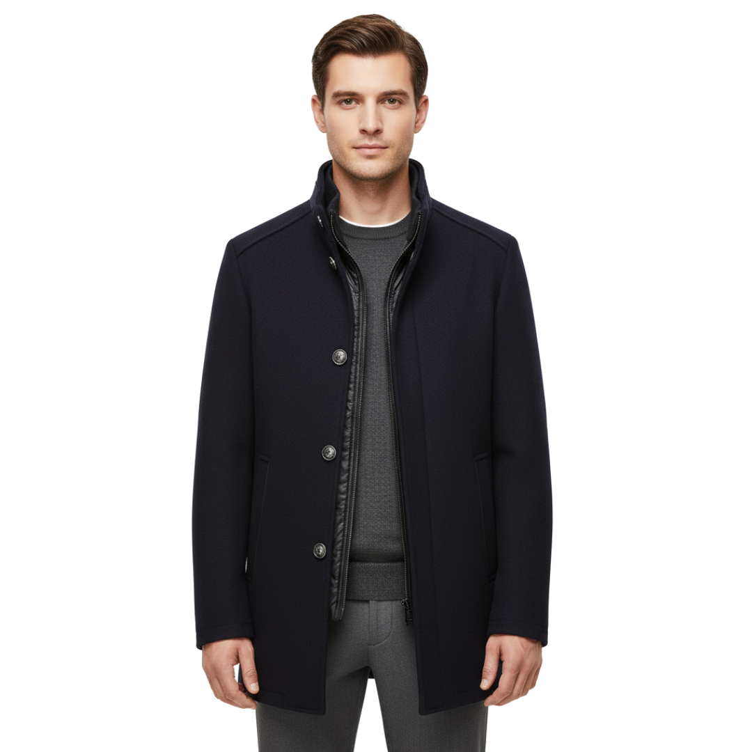 CIVI | Long Winter Wool-Blend Coat