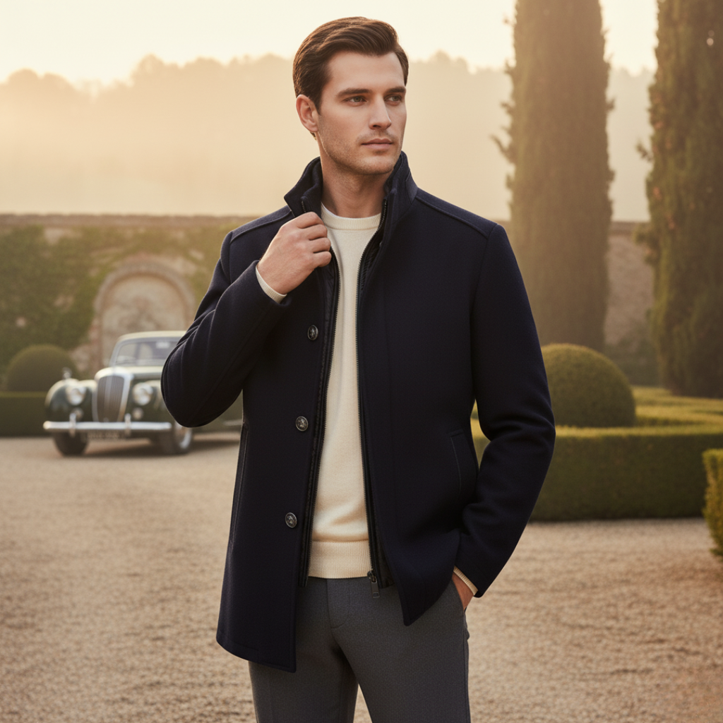 CIVI | Long Winter Wool-Blend Coat
